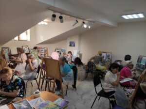 art therapy class 8.31.2023